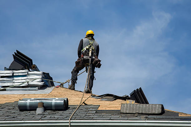 Professional Roofing technician working in Crozet, VA